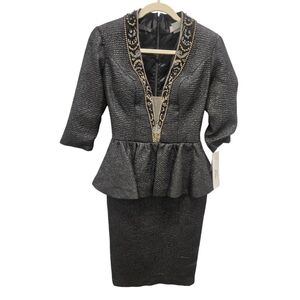 NWT JOVANI Evening Beaded Dress Size 2